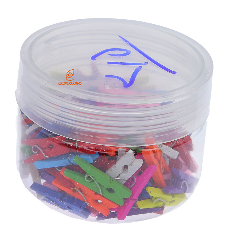 گیره چوبی 2.5 سانت رنگی (2)