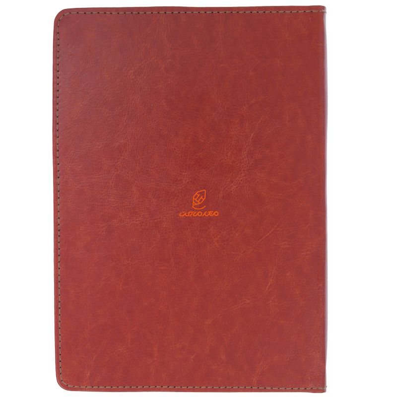 سالنامه (سررسید) 1403 ترمو قهوه ای روشن لئون