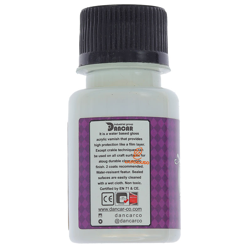 وارنیش براق اکریلیک 60 میل دانکار DANCAR (3)