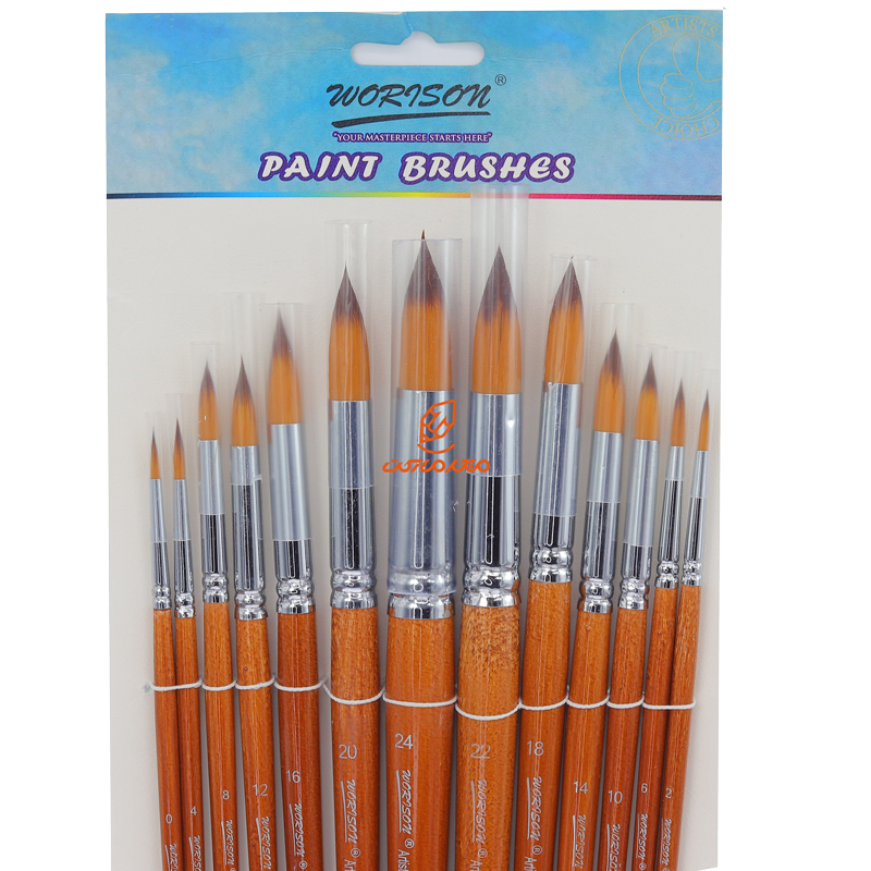 ست قلم مو سرگرد 13 عددی وریسون WORISON (4)