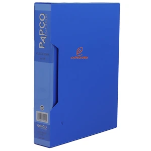 کلربوک 80 برگ قاب دار آبی پاپکو PAPCO