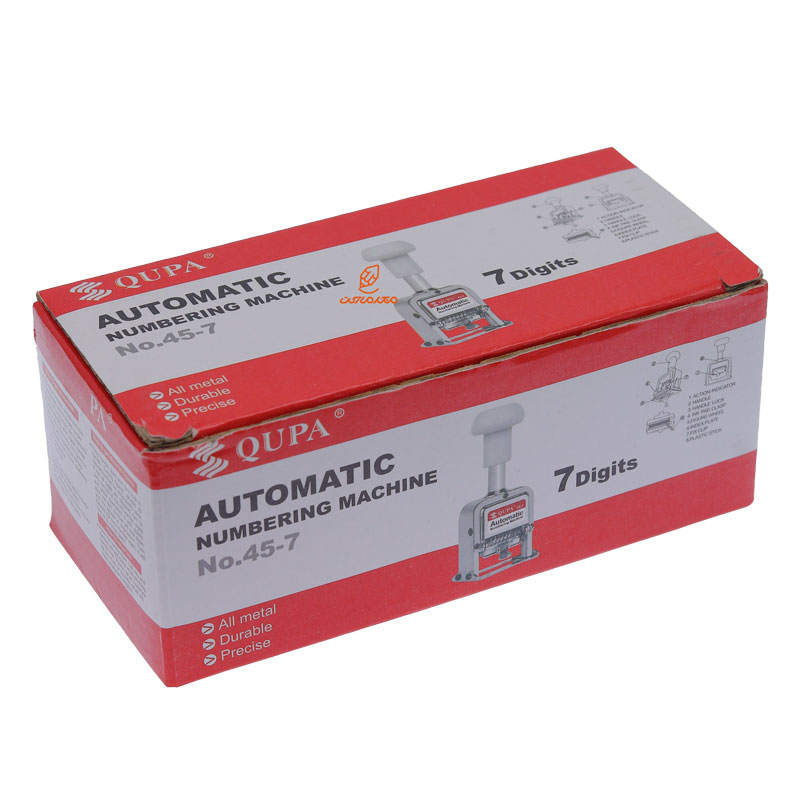 مهر شماره زن (نمراتور) 7 رقم فارسی کیوپا مدل QUPA 45-7 (2)
