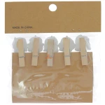 گیره چوبی فانتزی 10 عددی طرح دایناسور WOODEN CLIP (3)
