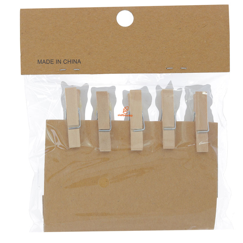 گیره چوبی فانتزی 10 عددی طرح گربه های رنگی WOODEN CLIP (3)