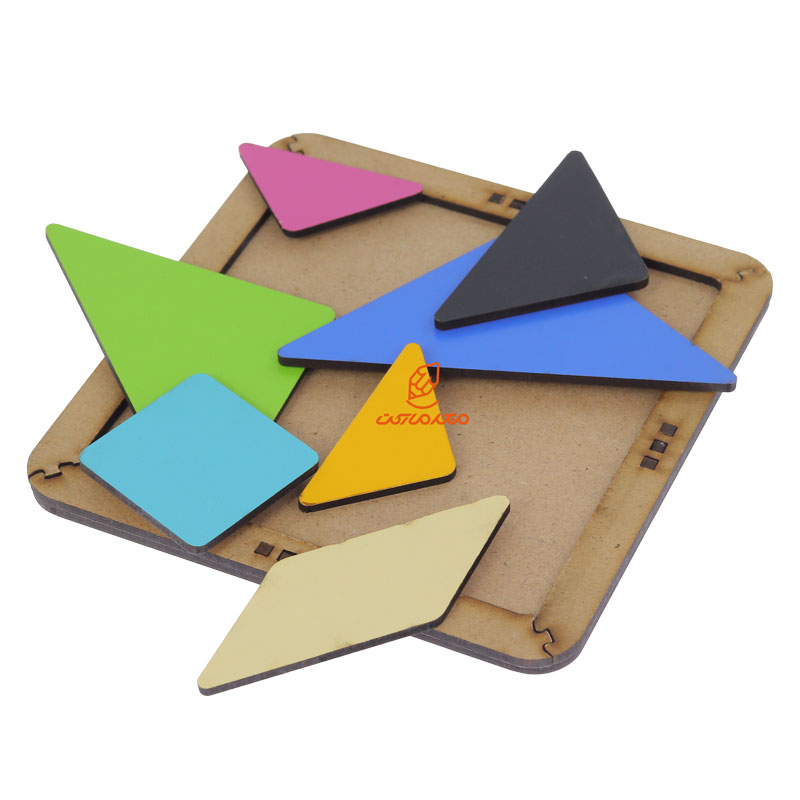 بازی فکری چوبی تانگرام 7 تکه (1)