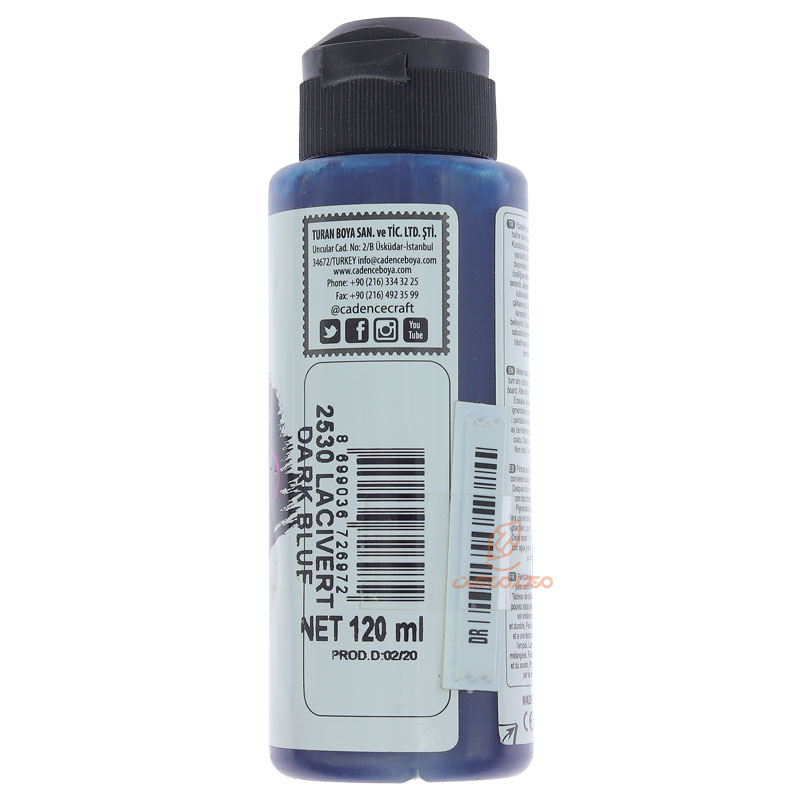 رنگ تخته سیاه کد 2530 آبی تیره کادنس CADENCE (2)