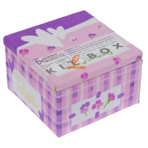 کیت باکس سایز 2 طرح گل بنفش لوتوس