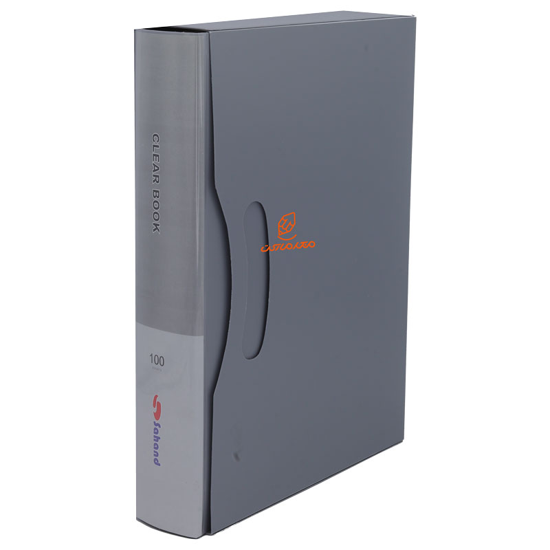 کلربوک 100 برگ قاب دار طوسی سهند