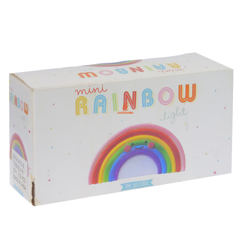 چراغ خواب فانتزی طرح رنگین کمان (3)