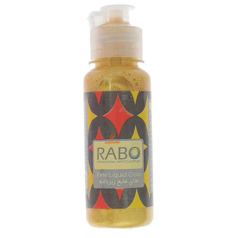 ورق طلا مایع ریزدانه 100 میل رابو RABO (2)