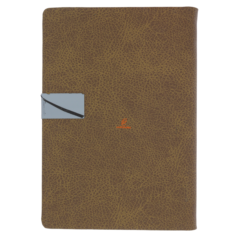 سالنامه (سررسید) 1403 رقعی دوختی مدل ترلان قهوه ای کیا