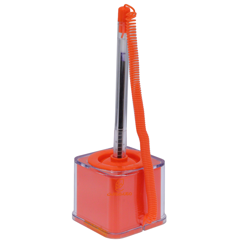 پایه خودکار رومیزی پلاستیکی نارنجی