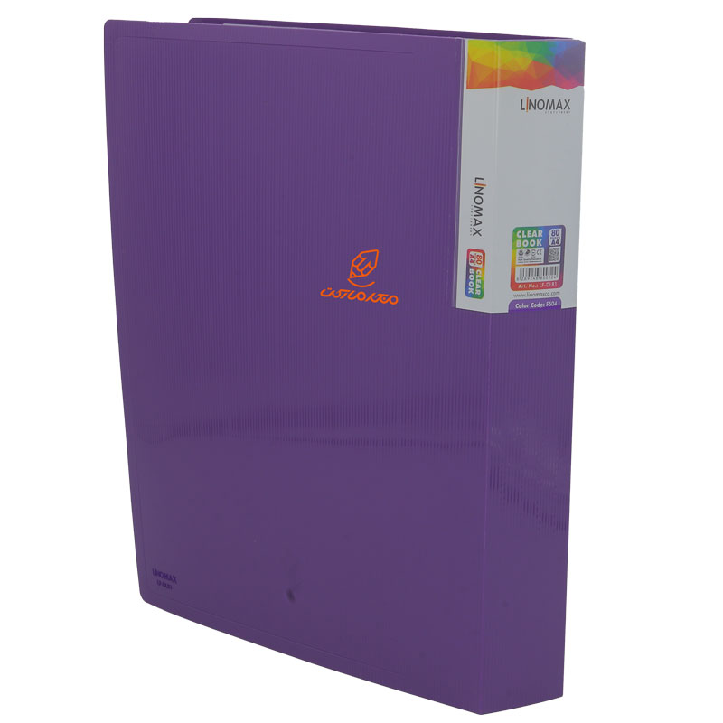 کلربوک 80 برگ بنفش تیره مدل DL-81 لینومکس