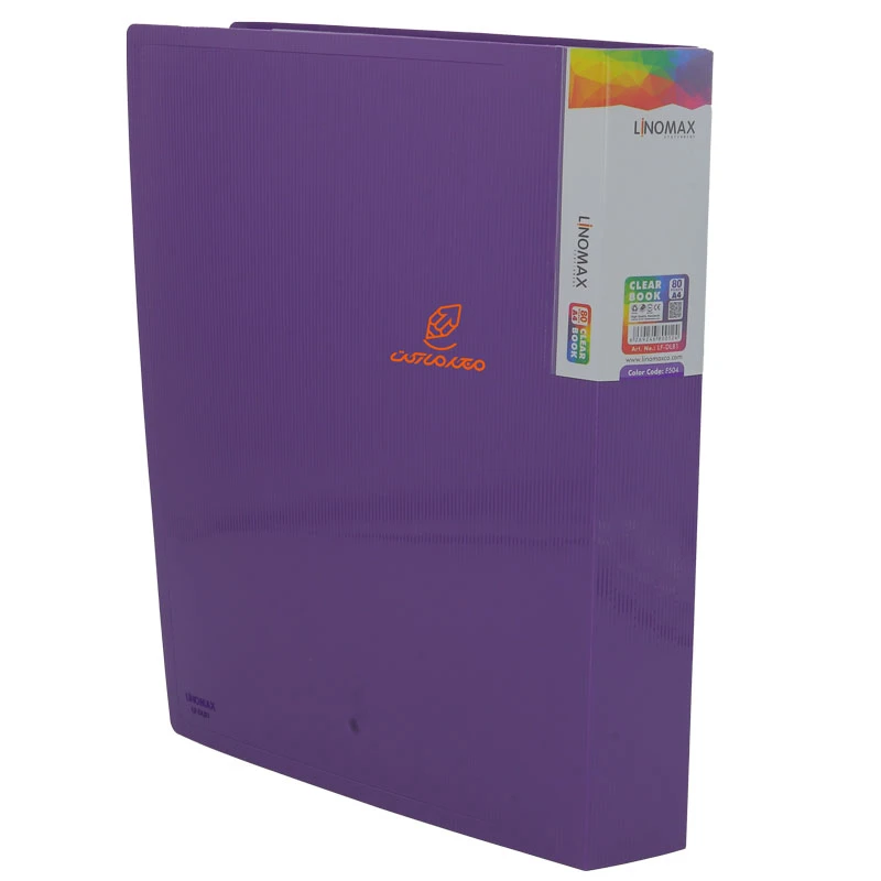 کلربوک 80 برگ بنفش تیره مدل DL-81 لینومکس (3)