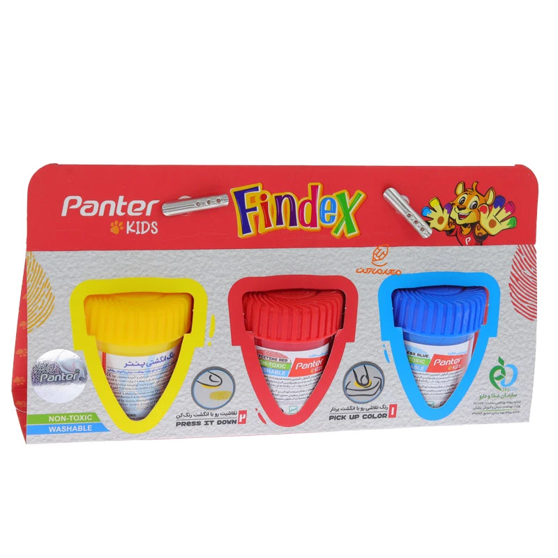 رنگ آنگشتی 3 رنگ پنتر PANTER (3)