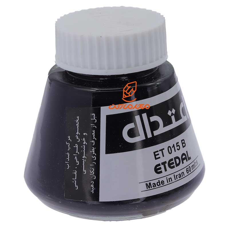 مرکب خوشنویسی 60 میل مشکی 015B اعتدال (3)