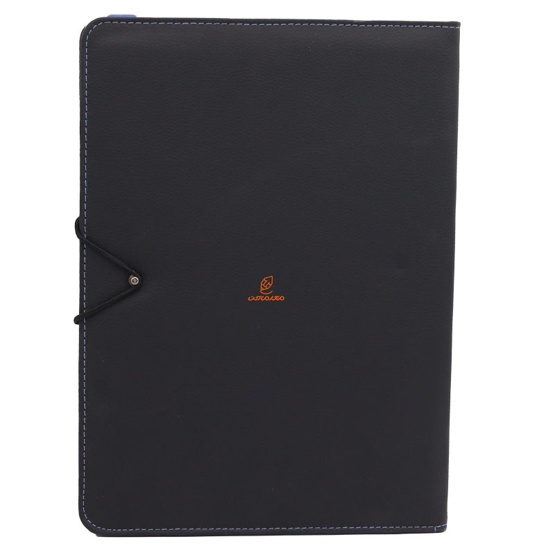 کیف دستی سمیناری چرم داخل آبی اخوان