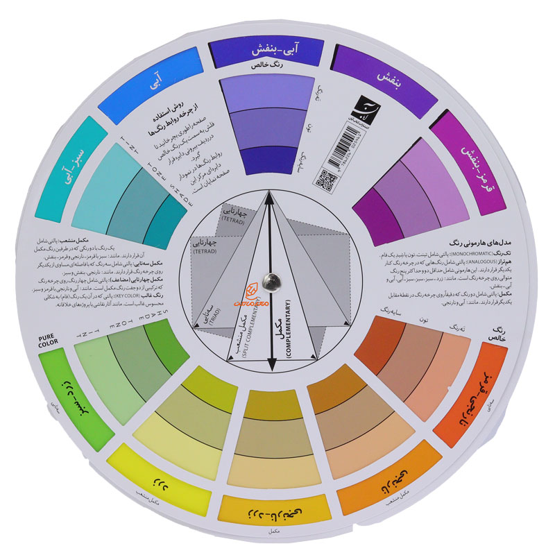 کتاب چرخه رنگ(راهنمای ترکیب رنگ ها) (3)