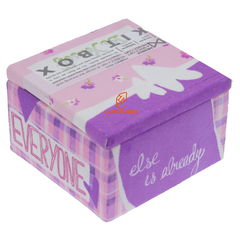 کیت باکس سایز 2 طرح گل بنفش لوتوس (3)