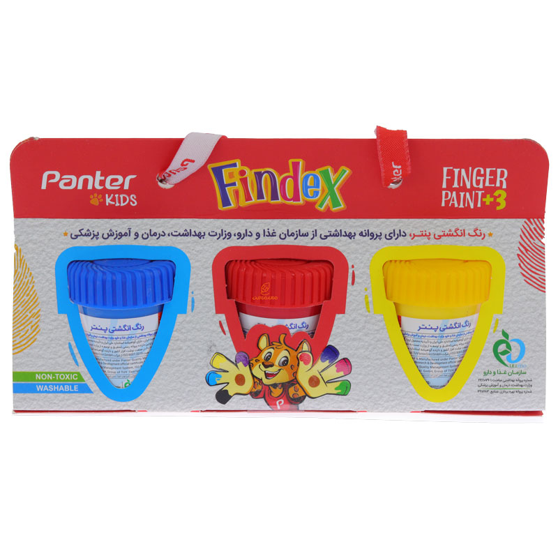 رنگ آنگشتی 3 رنگ پنتر PANTER