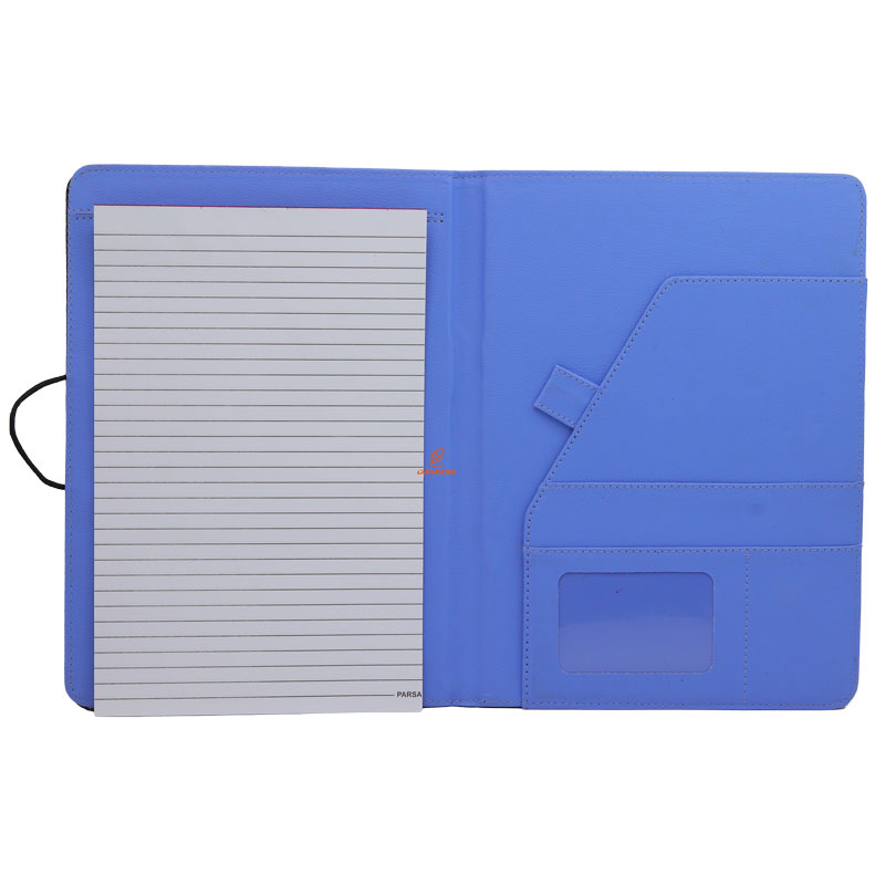 کیف دستی سمیناری چرم داخل آبی اخوان (4)