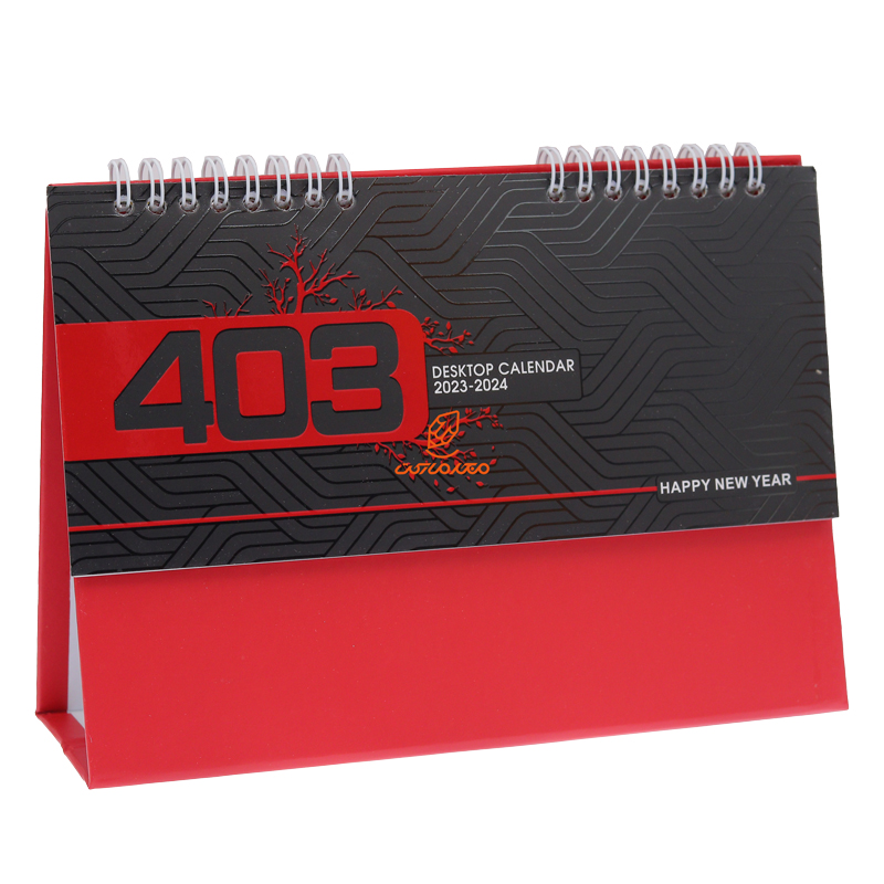 تقویم رومیزی 1403 مدل اسپات قرمز کیا