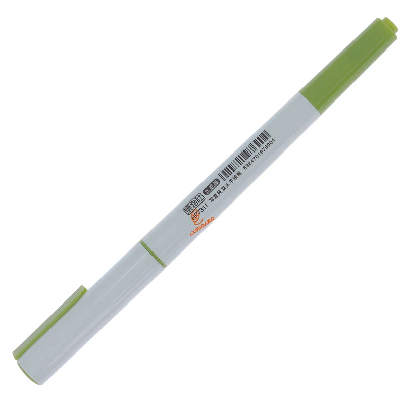 ماژیک رنگ آمیزی دو سر سبز پسته ای HP7311 (1)