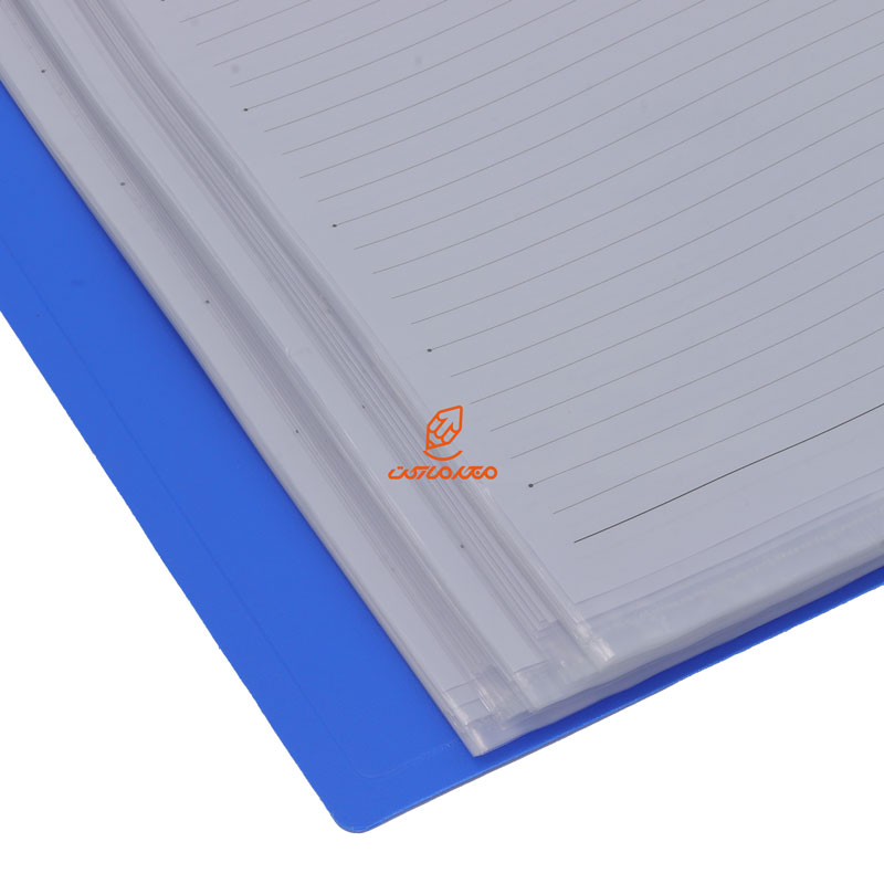 کلربوک 80 برگ قاب دار آبی پاپکو PAPCO (6)