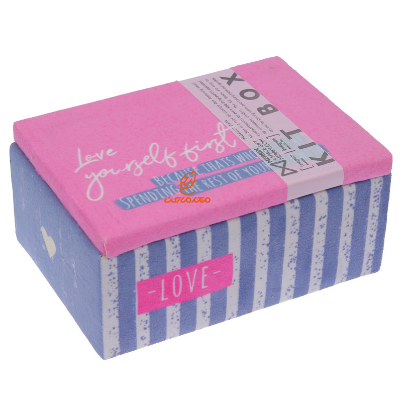 کیت باکس سایز 2 طرح صورتی قلبی لوتوس (2)