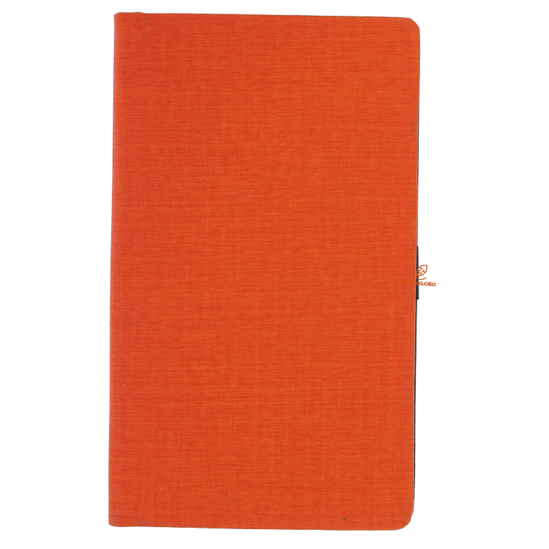 سالنامه (سررسید) 1403 مدل اروپایی دو تکه چرم نارنجی کیا (1)