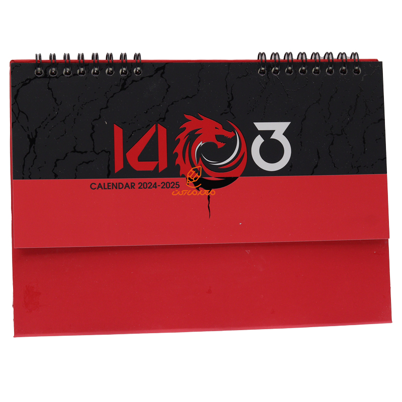 تقویم رومیزی 1403 طرح قرمز اژدها کیا