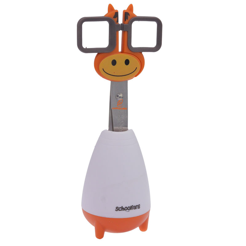 قیچی فانتزی غلاف دار طرح گاو 2614 اسکول فنس SCHOOLFANS