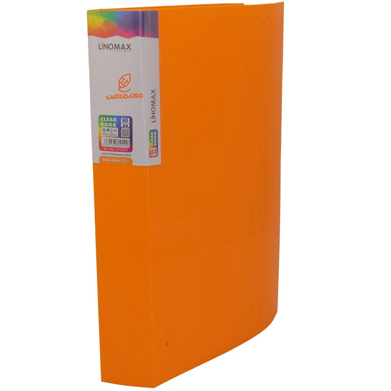 کلربوک 80 برگ نارنجی مدل DL-81 لینومکس (2)