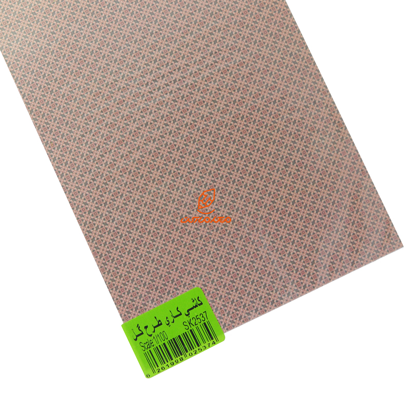 کاشی کاری طرح گل کومه (1)