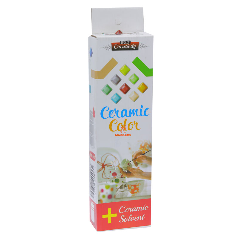 رنگ سرامیک 6 رنگ سری A سوداکو SODACO (2)