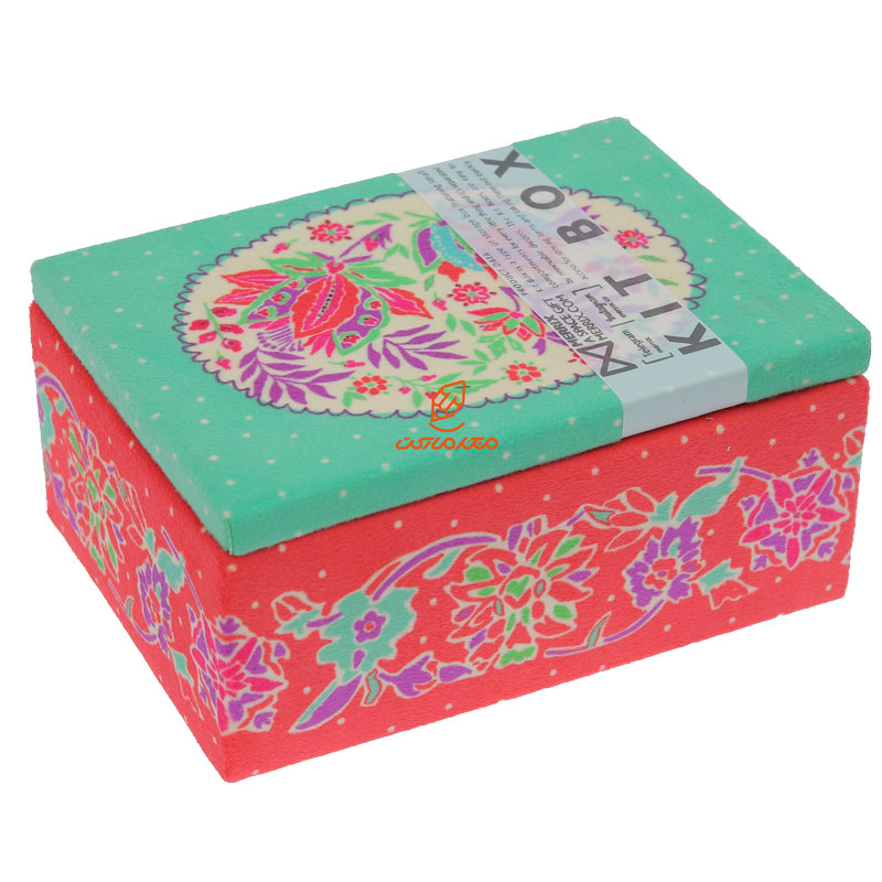 کیت باکس سایز 2 طرح گل های رنگی لوتوس