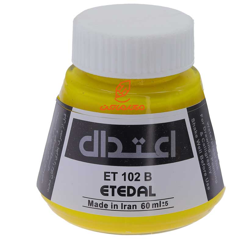 مرکب خوشنویسی 60 میل زرد 102B اعتدال