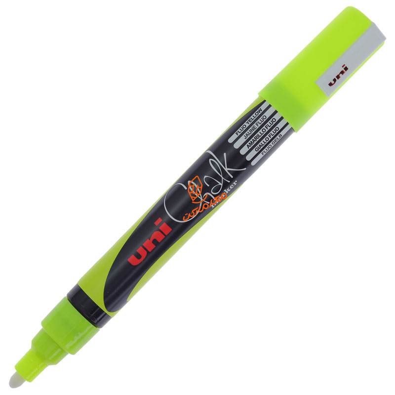 ماژیک گچی 5 میل زرد یونی UNI