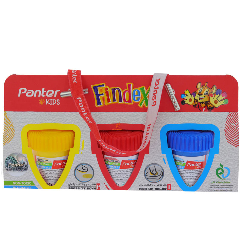 رنگ آنگشتی 3 رنگ پنتر PANTER (1)