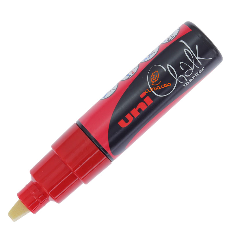 ماژیک گچی 8 میل قرمز یونی UNI