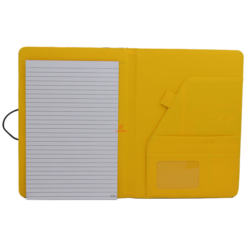 کیف دستی سمیناری چرم داخل زرد اخوان (4)