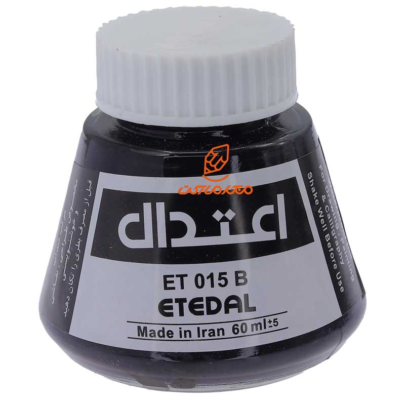 مرکب خوشنویسی 60 میل مشکی 015B اعتدال