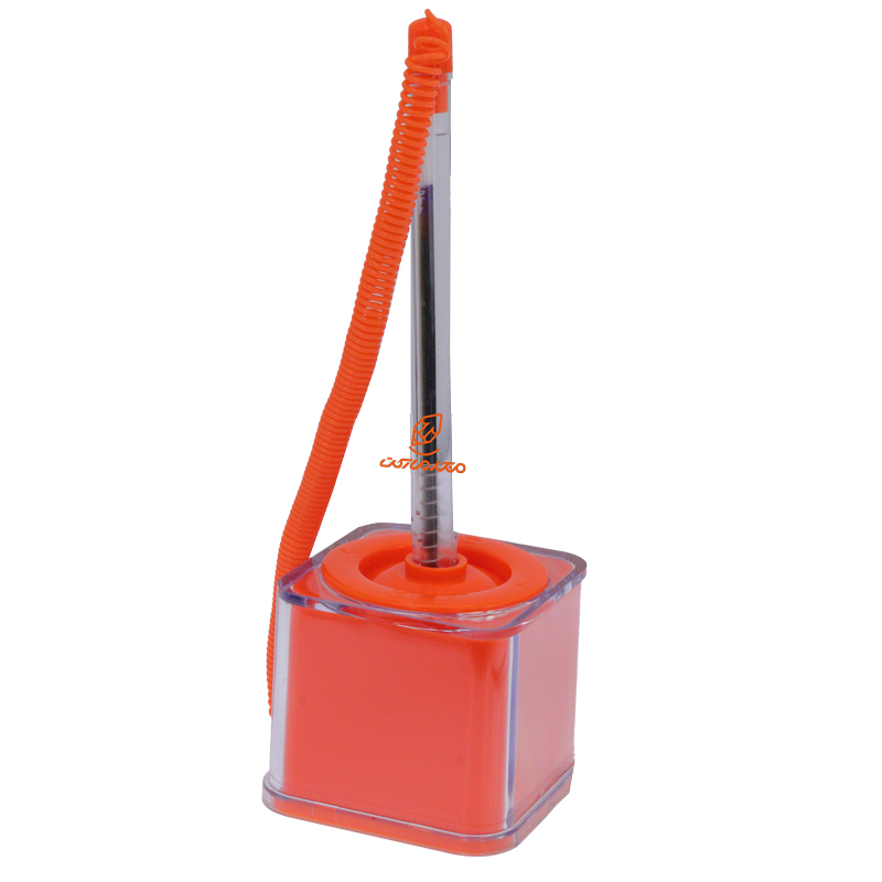 پایه خودکار رومیزی پلاستیکی نارنجی (3)