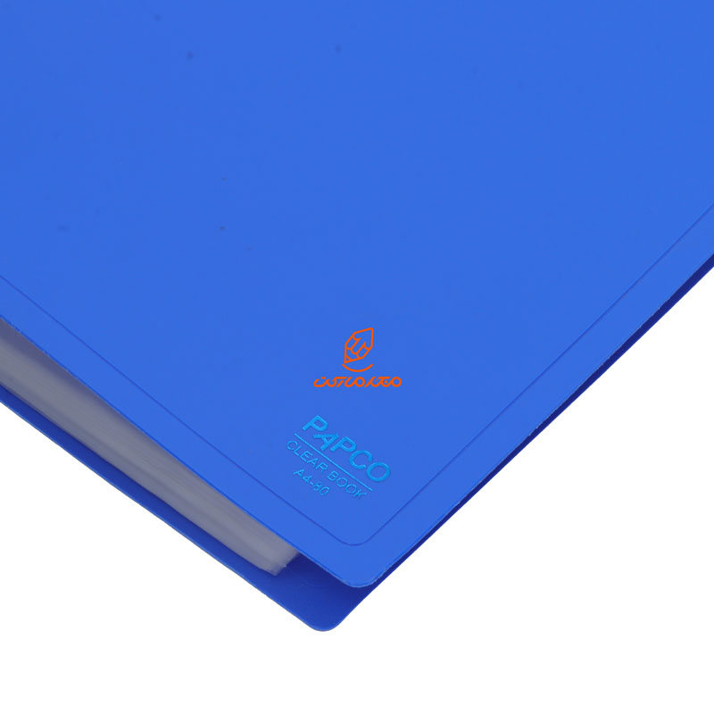 کلربوک 80 برگ قاب دار آبی پاپکو PAPCO (1)