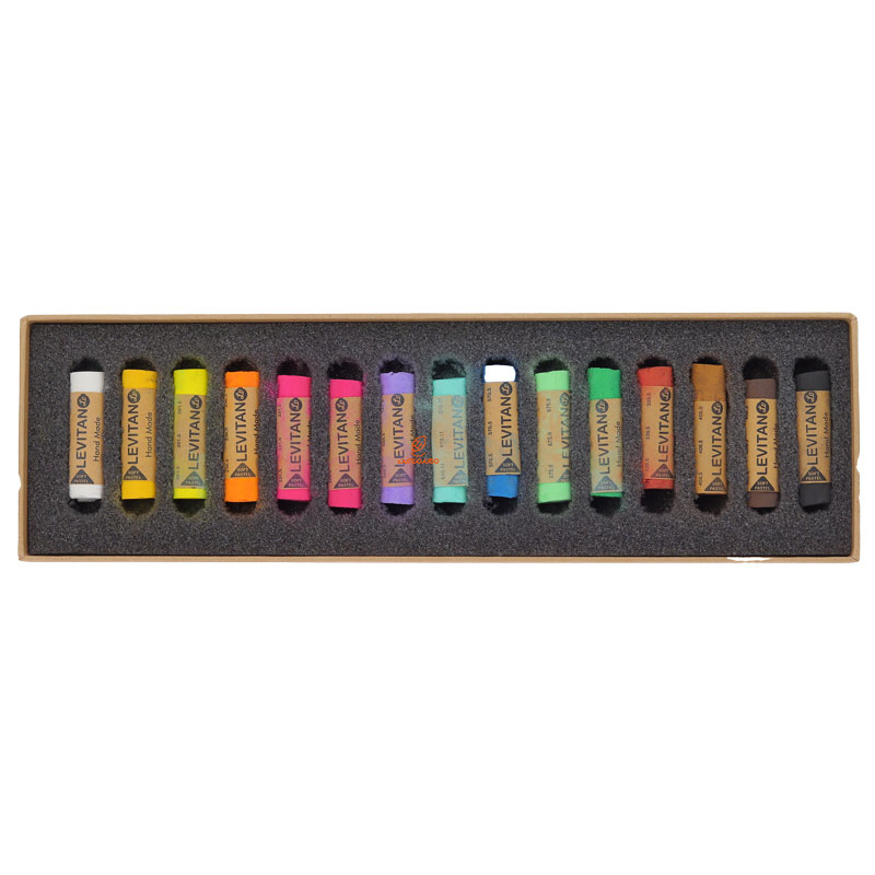 گچ پاستل 15 رنگ لویتان LEVITAN