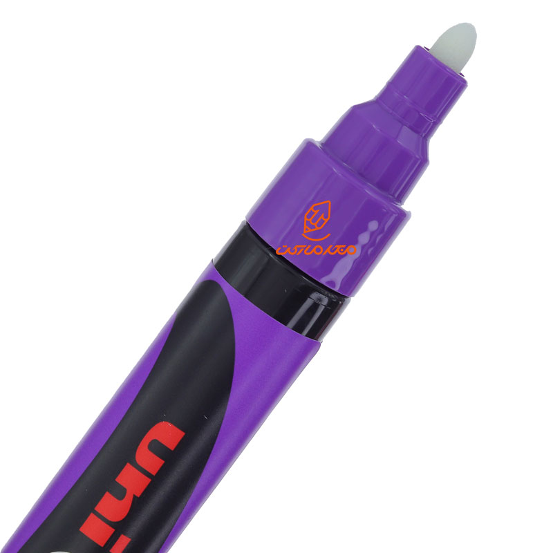 ماژیک گچی 5 میل بنفش یونی UNI (5)