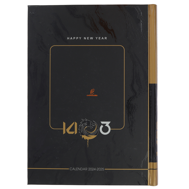 سالنامه (سررسید) 1403 مدل پارمیس مشکی کیا