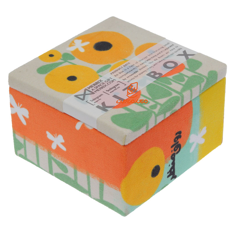 کیت باکس سایز 1 طرح گل زرد لوتوس