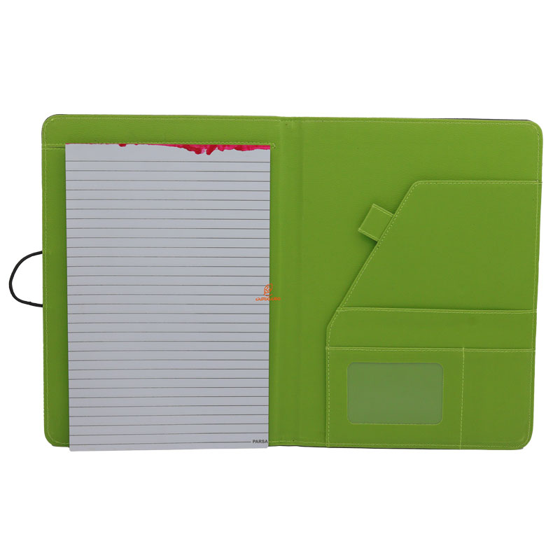 کیف دستی سمیناری چرم داخل سبز اخوان (4)