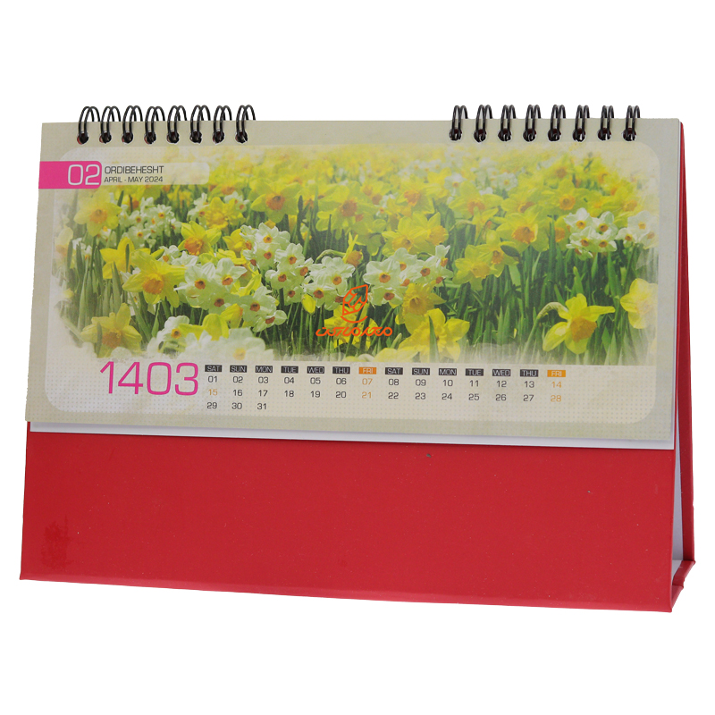 تقویم رومیزی 1403 طرح قرمز اژدها کیا (1)